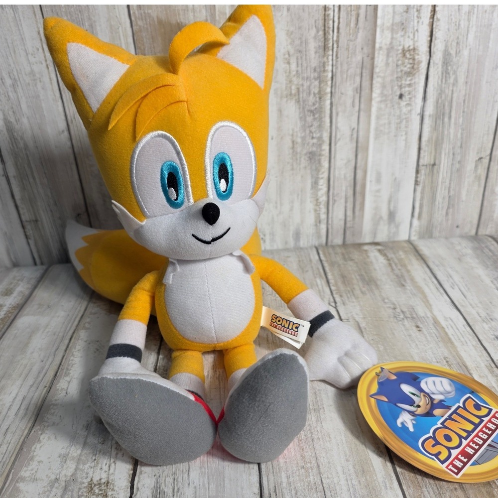 Sonic the Hedgehog Tails Plush 15 Inch Toy Factory SEGA Miles Prower New 17279
